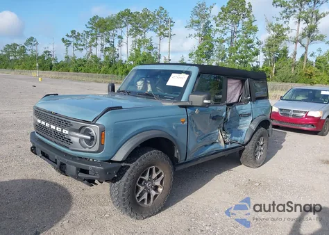 2021 Ford Bronco Big Bend/Black Diamond/Outer Banks/Badlands/Wildtrak из США, поврежденный, VIN 1FMEE5DH3MLA72685